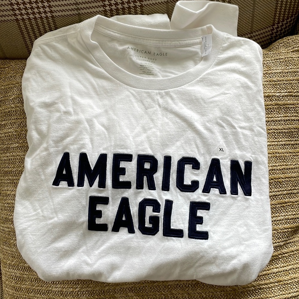 Cotton American Eagle long sleeve tee.